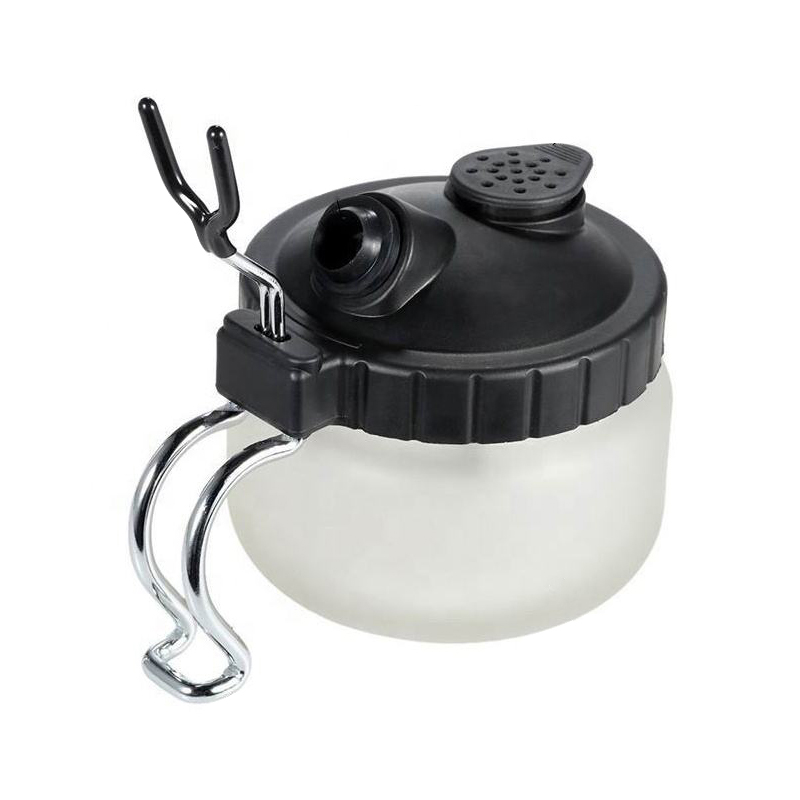 Pot de nettoyage de l'aérographe avec mini-filtre du support d'aérographe