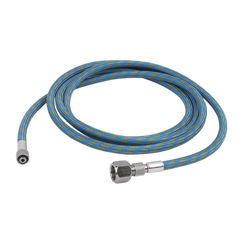 Tuyau d'aérographe tressé en nylon de 6 pieds avec raccords de taille standard de 1/8 'et 1/4'