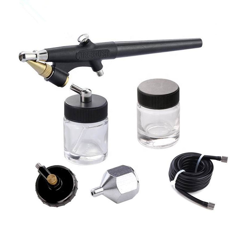 Aérographe AB-138 pour l'art corporel, les nail arts, les kits aérographes à ongles et les applications cosmétiques