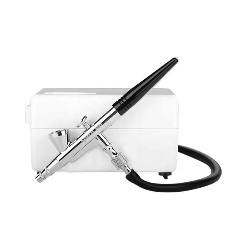 Kit portable aérographe avec compresseur d'air pour l'art corporel, la peinture faciale, l'art nail, le tatouage et le maquillage
