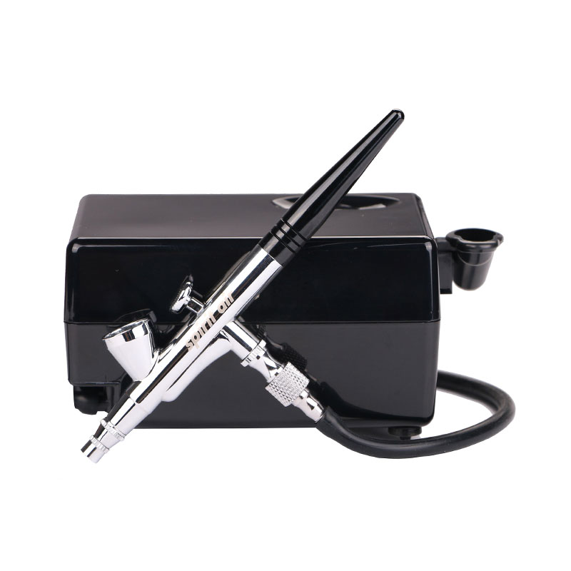 Mini compresseur d'air pour décoration de gâteaux, fondation de maquillage, aérographe, ongles et kits de tatouage